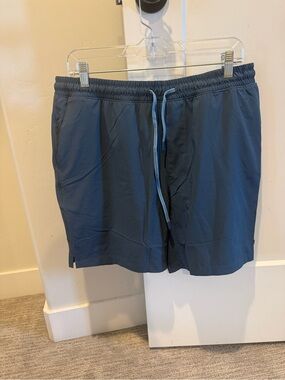 Faherty Shorelite Swim Shorts in Navy